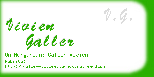 vivien galler business card